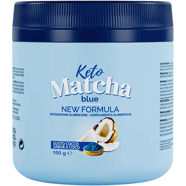 Keto Matcha Blue Pulver